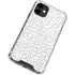 Elephant Print White iPhone 12 Mini Clear Case