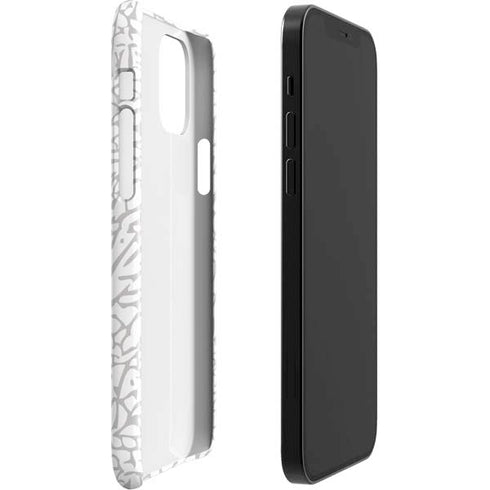 Elephant Print White iPhone 12 Mini Lite Case