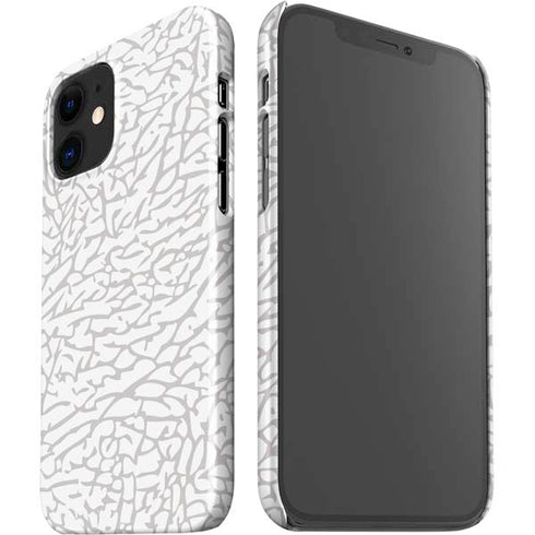 Elephant Print White iPhone 12 Mini Lite Case