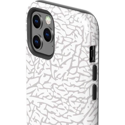 Elephant Print White iPhone 12 Pro Max Impact Case