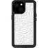 Elephant Print White iPhone 13 Mini Waterproof Case