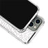 Elephant Print White iPhone 13 Pro Clear Case