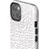 Elephant Print White iPhone 15 Plus Impact Case