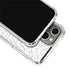Elephant Print White iPhone 14 Pro Max Clear Case