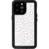 Elephant Print White iPhone 14 Pro Max Waterproof Case