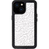 Elephant Print White iPhone 15 Waterproof Case