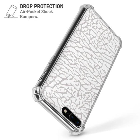 Elephant Print White iPhone 7/8 Plus Clear Case