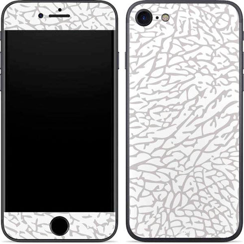 Elephant Print White iPhone 7 Skin