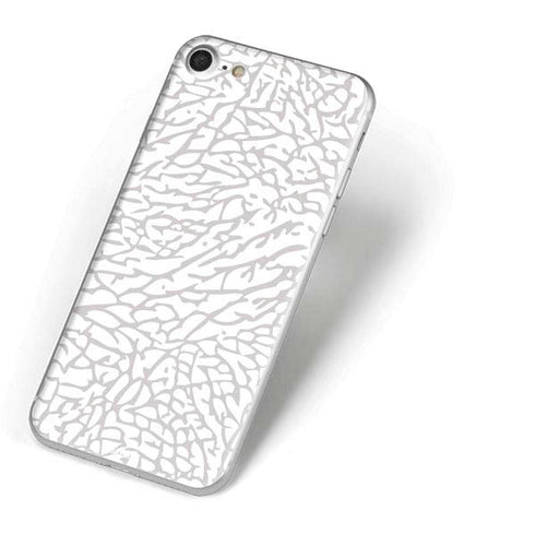 Elephant Print White iPhone 7 Skin
