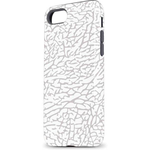 Elephant Print White iPhone 8 Pro Case