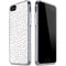 Elephant Print White iPhone SE (2nd & 3rd Gen) Clear Case