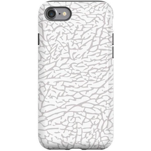 Elephant Print White iPhone SE (2nd & 3rd Gen) Pro Case