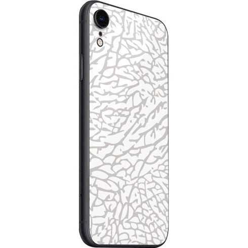 Elephant Print White iPhone SE (2nd & 3rd Gen) Skin