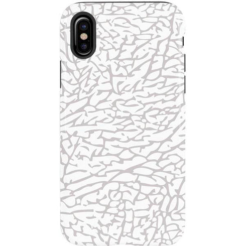 Elephant Print White iPhone X Pro Case