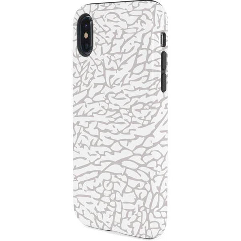 Elephant Print White iPhone X Pro Case
