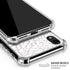 Elephant Print White iPhone XR Clear Case