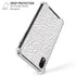 Elephant Print White iPhone XR Clear Case