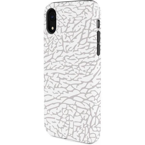 Elephant Print White iPhone XR Pro Case