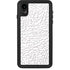 Elephant Print White iPhone XR Waterproof Case