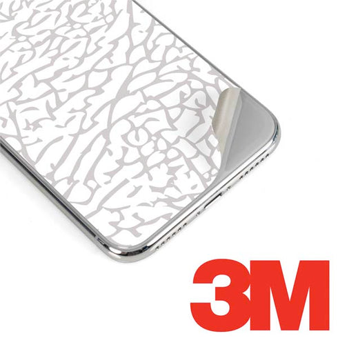Elephant Print White iPhone XS Max Skin