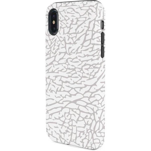 Elephant Print White iPhone XS Pro Case