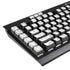 Elephant Print White K95 RGB PLATINUM Mechanical Gaming Keyboard Skin