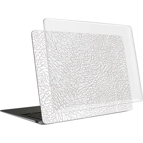 Elephant Print White MacBook Air 13in M1 (2021) Case plus Skin
