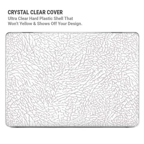 Elephant Print White MacBook Air 13in M1 (2021) Case plus Skin