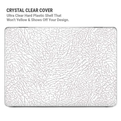 Elephant Print White MacBook Pro 16in (2021-25) Case plus Skin