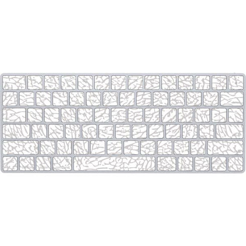 Elephant Print White Magic Keyboard Skin