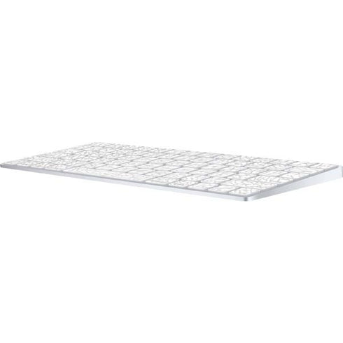 Elephant Print White Magic Keyboard Skin