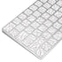 Elephant Print White Magic Keyboard Skin