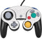 Elephant Print White Nintendo GameCube Controller Skin