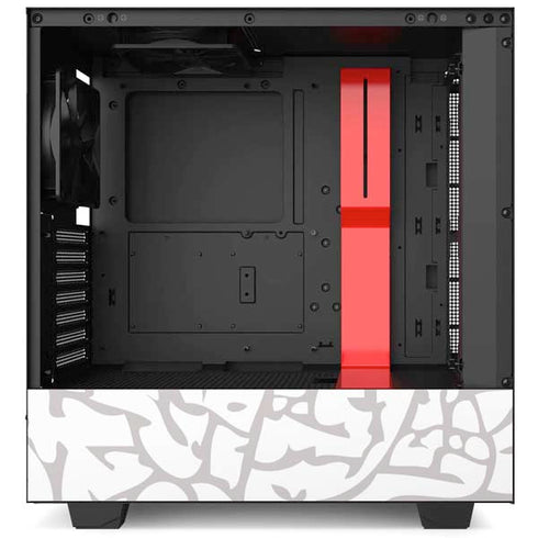 Elephant Print White NZXT H510 Compact ATX Mid-Tower Case Skin