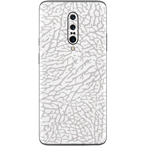 Elephant Print White OnePlus 7 Pro Skin