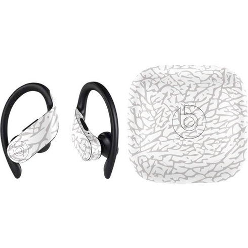 Elephant Print White PowerBeats Pro Skin