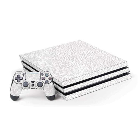 Elephant Print White PS4 Pro Bundle Skin