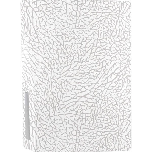 Elephant Print White PS5 Console Skin