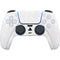 Elephant Print White PS5 Controller Skin