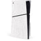Elephant Print White PS5 Slim Disk Console Skin