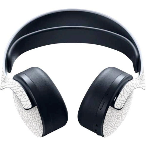 Elephant Print White PULSE 3D Wireless Headset for PS5 Skin