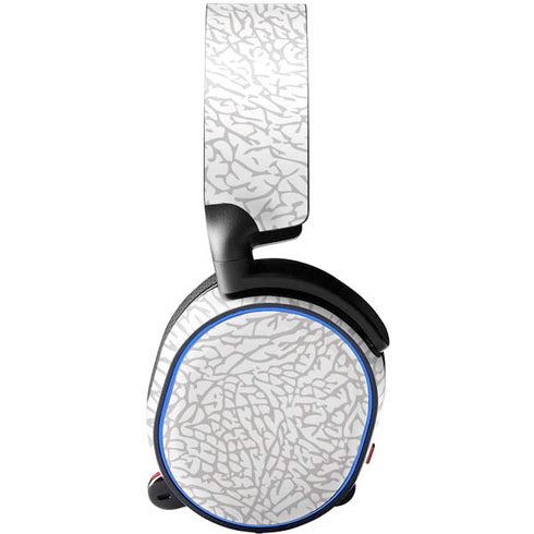 Elephant Print White SteelSeries Arctis 5 Skin
