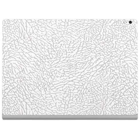 Elephant Print White Surface Book 2 15in Skin