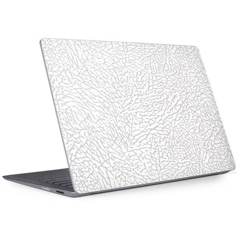 Elephant Print White Surface Laptop 2 Skin