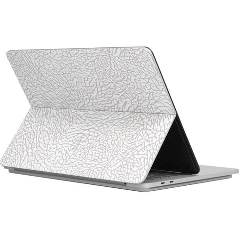 Elephant Print White Surface Laptop Studio Skin