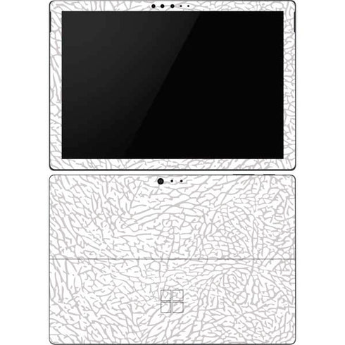 Elephant Print White Surface Pro 6 Skin