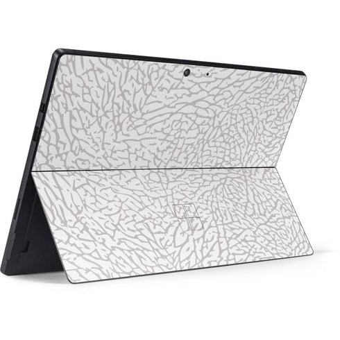Elephant Print White Surface Pro 7 Skin