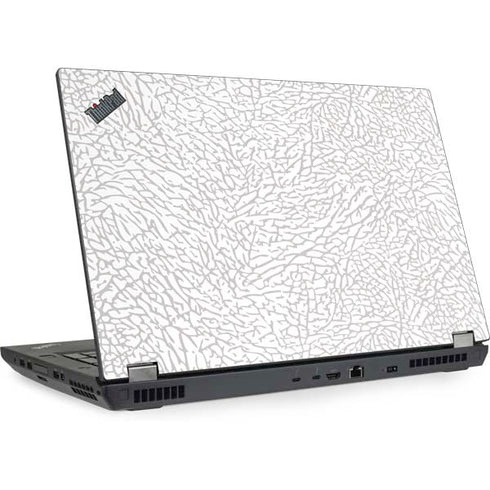 Elephant Print White Lenovo ThinkPad Skin