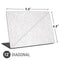 Elephant Print White Universal Laptop 12in (9.8 x 6.8in) Skin