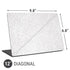 Elephant Print White Universal Laptop 12in (9.8 x 6.8in) Skin